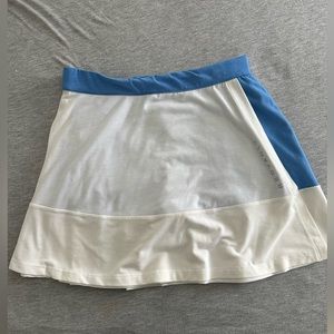 redvanly golf skort white and blue size S
